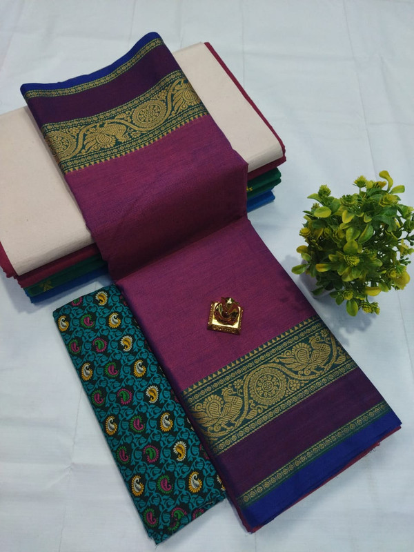 Daily Wear Rani Pink Colour Saree