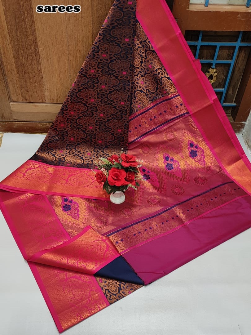NavyBlue Silk Saree