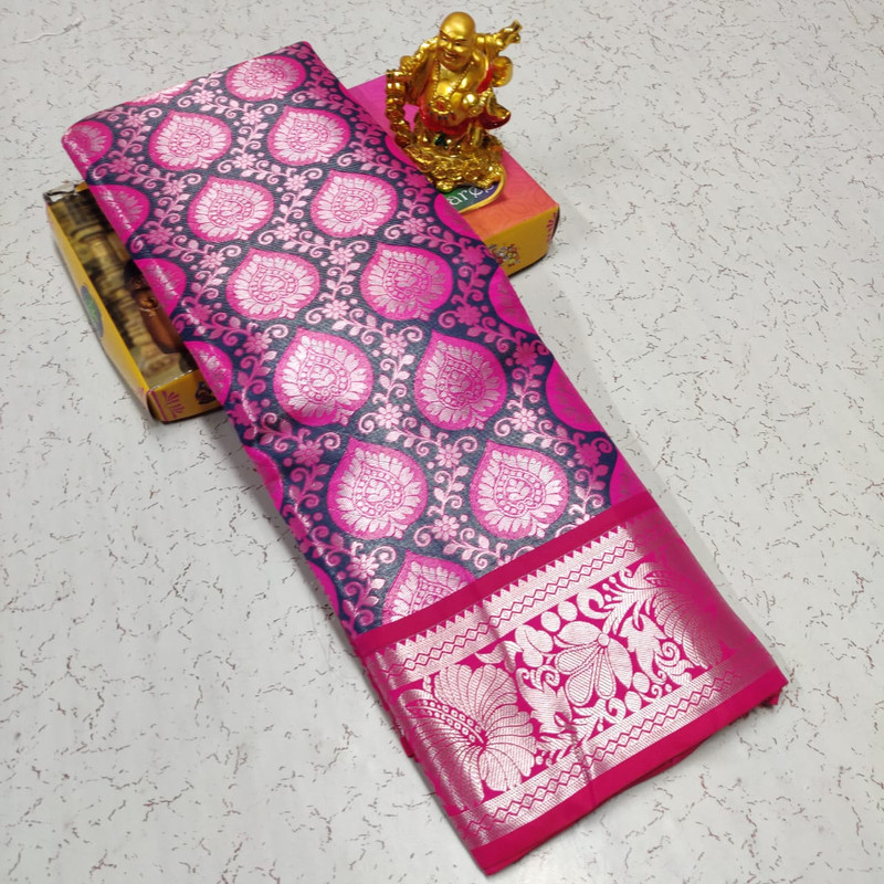 Pure Tissue Silk Saree Pink Colour